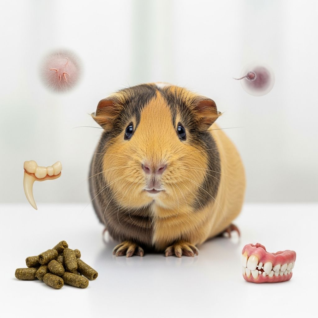Understand the most common guinea pig health issues and how to recognize warning signs.