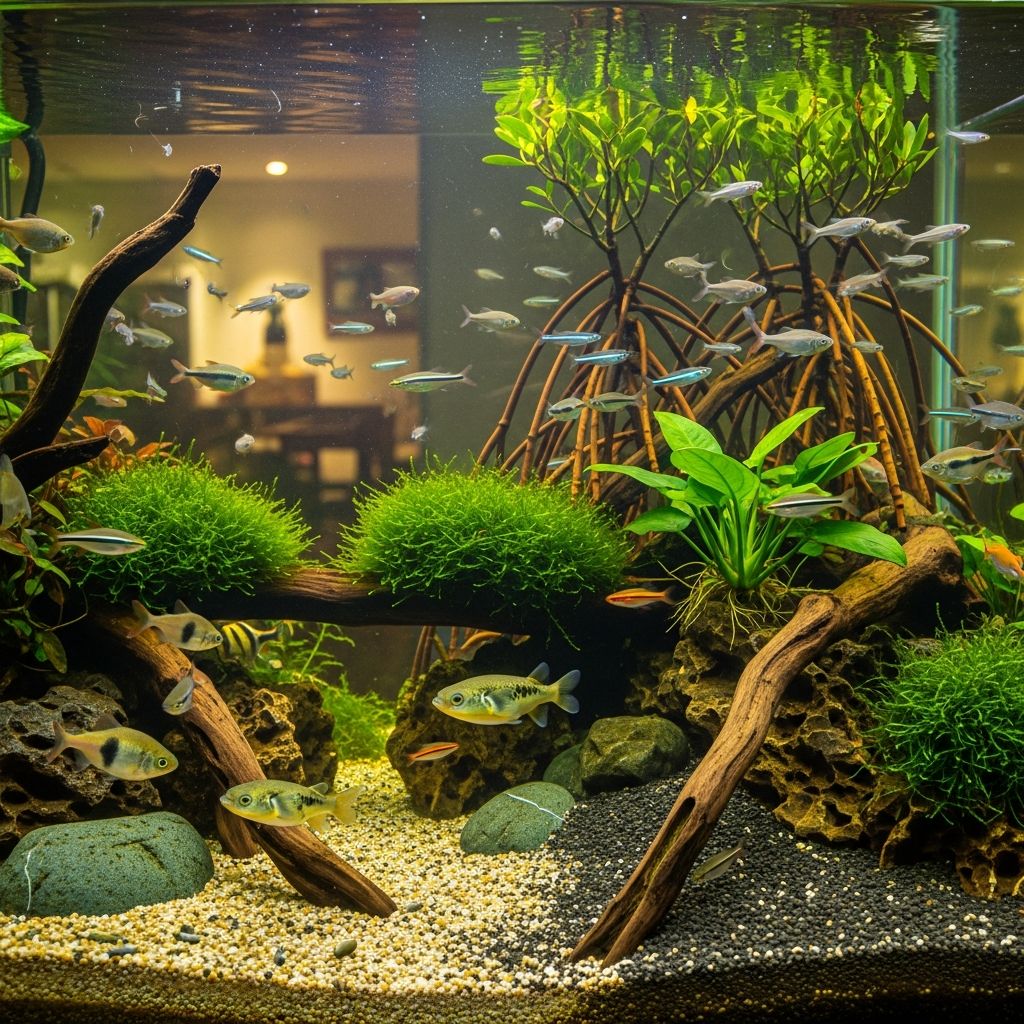 Creating a Brackish Habitat Fish Aquarium Master the art of brackish aquarium setup with expert guidance on water chemistry, equipment, and fish selection.
