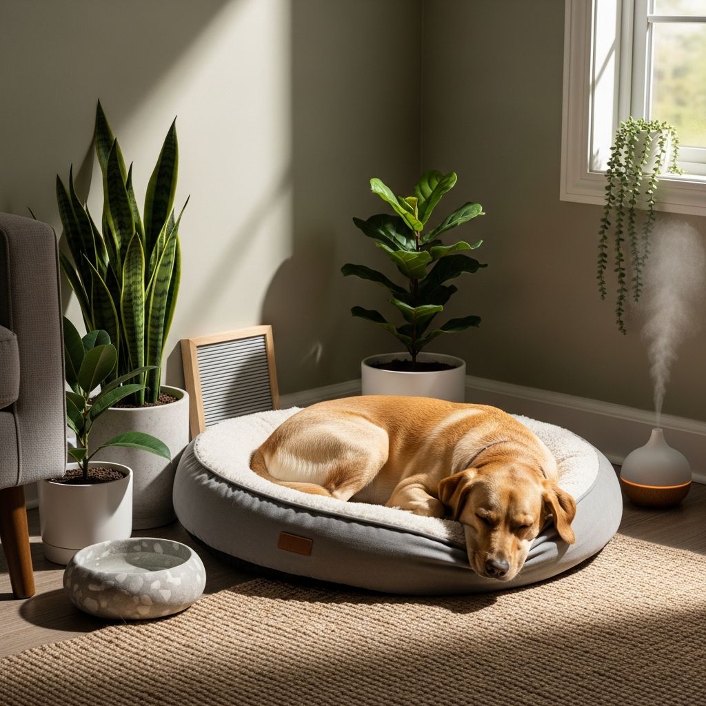 Creating a Zen Space for Your Dog to Alleviate Anxiety Transform your home into a peaceful sanctuary that reduces canine stress and anxiety.