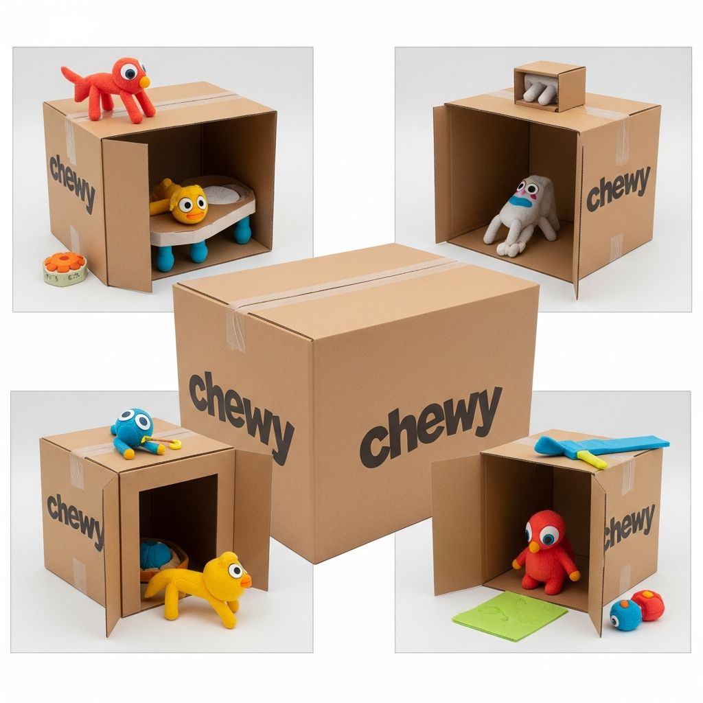 4 Creative Uses for Your Chewy Box: Kids Edition Transform your pet supply boxes into fun DIY projects and toys for kids and cats alike.
