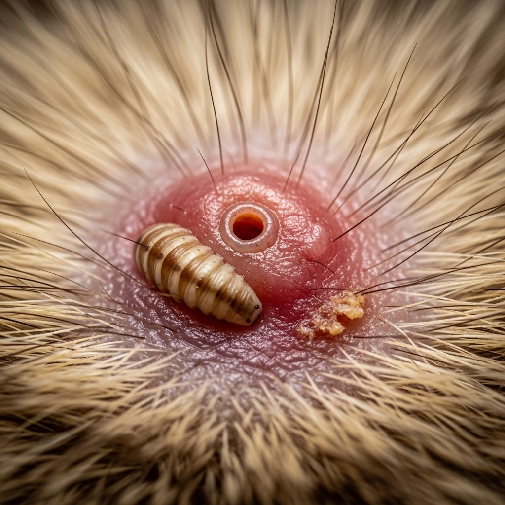 Learn about warbles in cats, symptoms, treatment options, and prevention strategies.