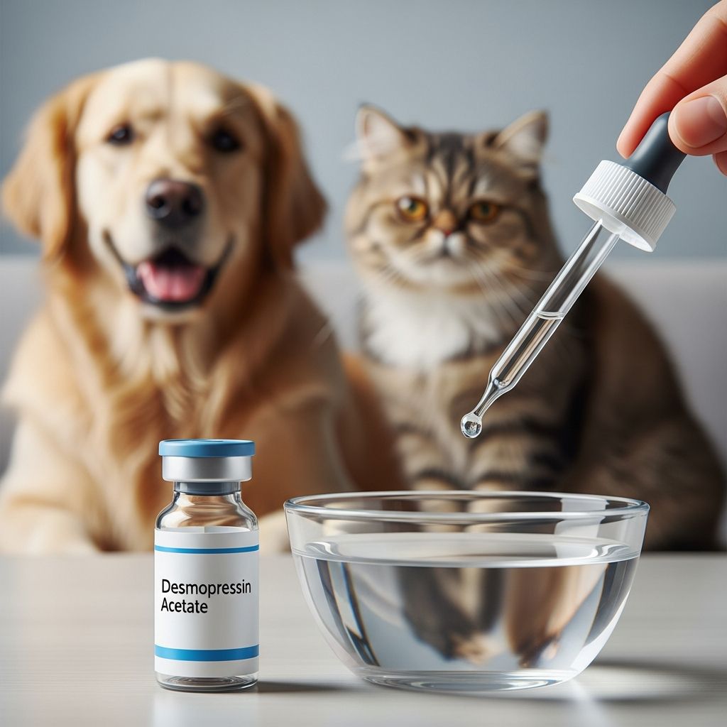 Desmopressin Acetate for Pets: Treatment Guide Complete guide to desmopressin acetate: Uses, dosage, and administration for dogs and cats.