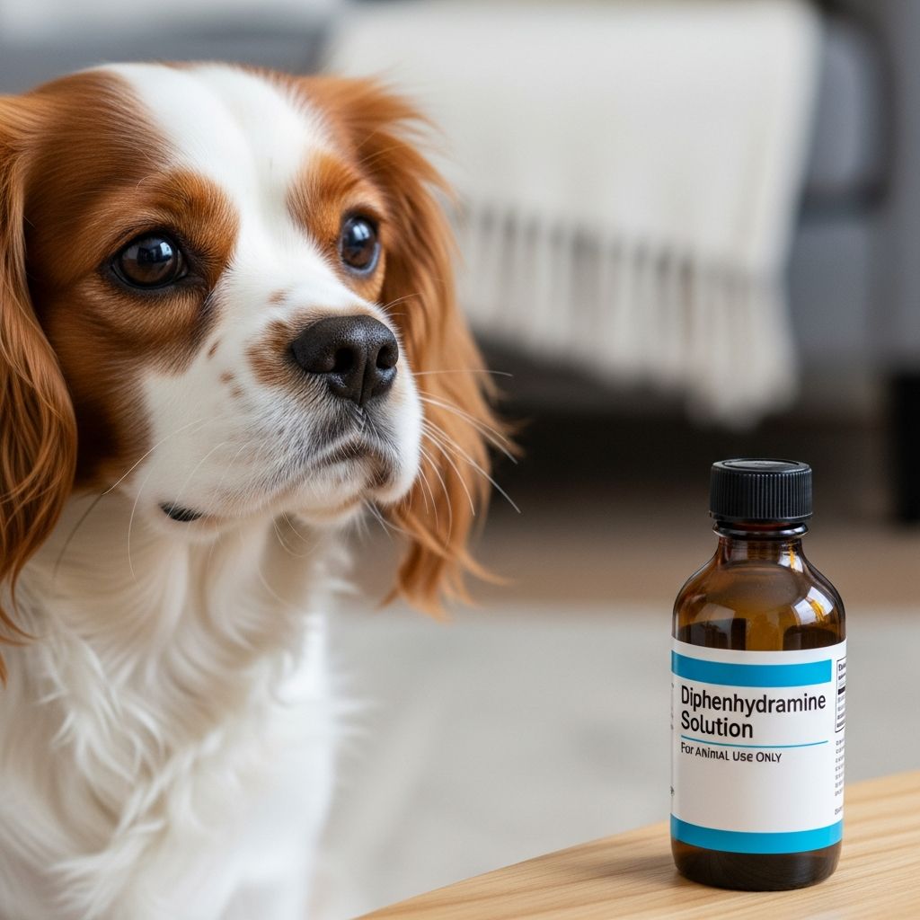 Diphenhydramine for Pets: Uses, Dosage, and Safety Guide Complete guide to diphenhydramine use in cats, dogs, and other pets for allergies and motion sickness.