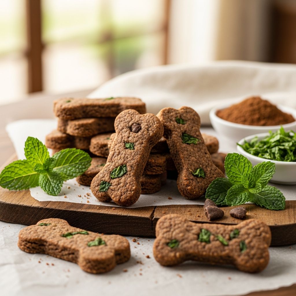 Carob-Mint Cookies: Easy DIY Dog Treat Recipe And Benefits Learn how to make delicious and safe carob-mint cookies for your dog at home.