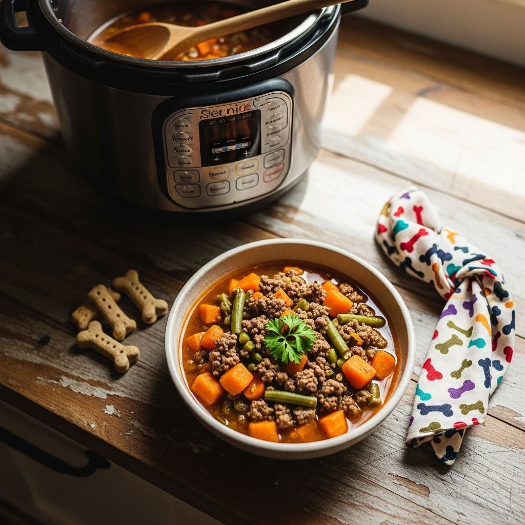 DIY Dog Treat: Instant Pot Dog-Friendly Stew Recipe Learn how to make a nutritious Instant Pot dog stew at home with simple, pet-safe ingredients.