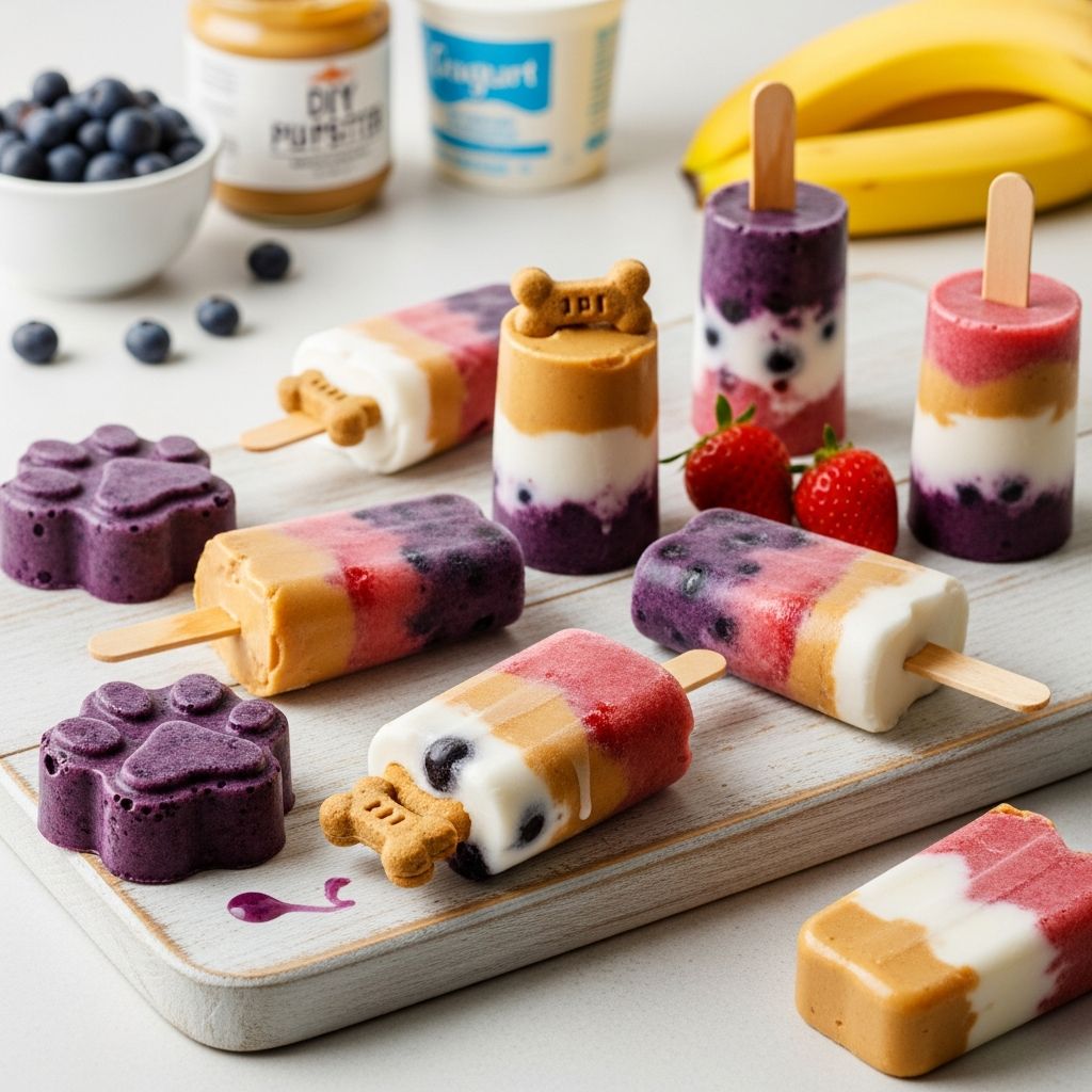 Frozen Pupsicle Treats For Dogs: 5 Easy Homemade Recipes Simple, healthy homemade frozen treats your dog will love this summer.