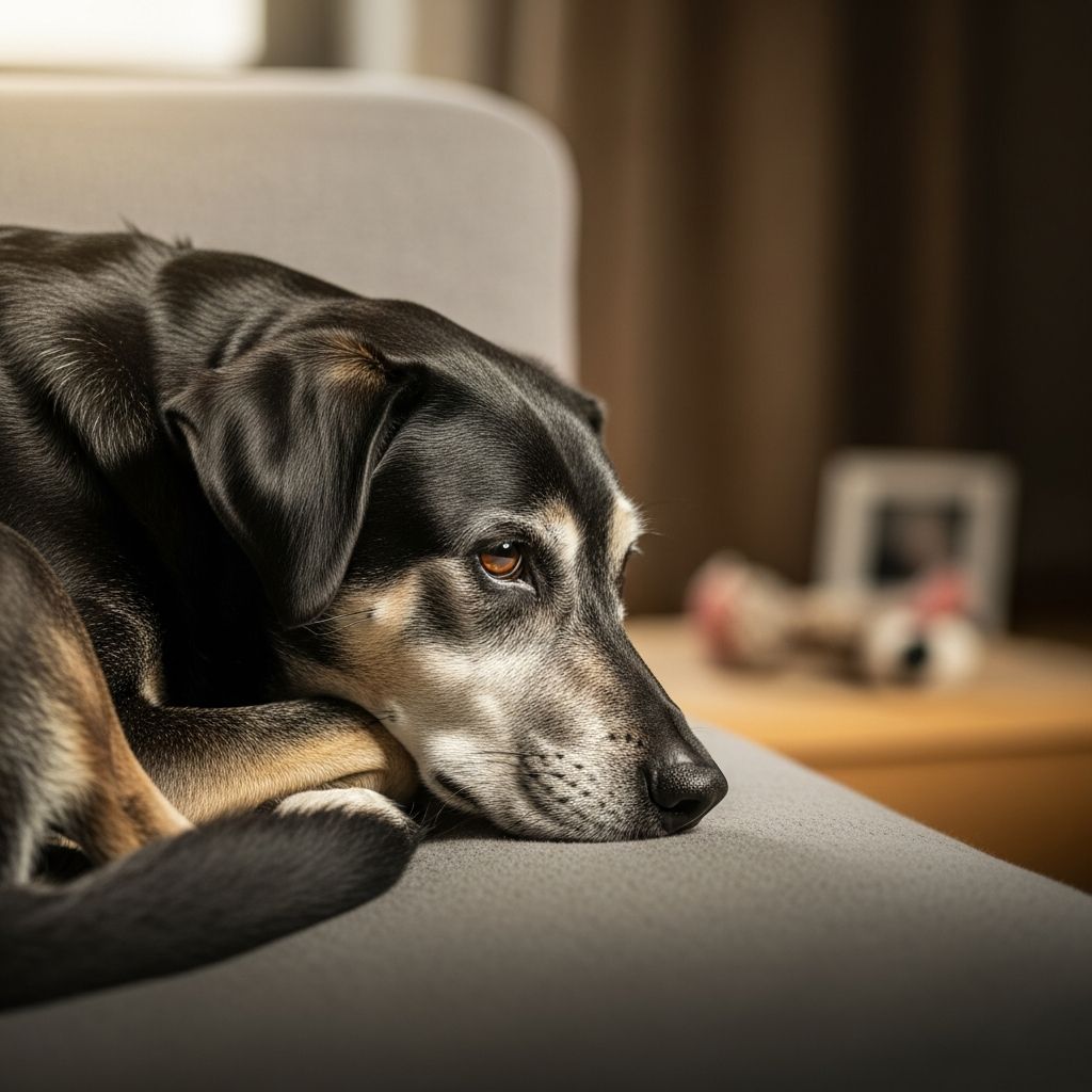 Understanding canine grief and practical strategies to support your dog through loss and separation.