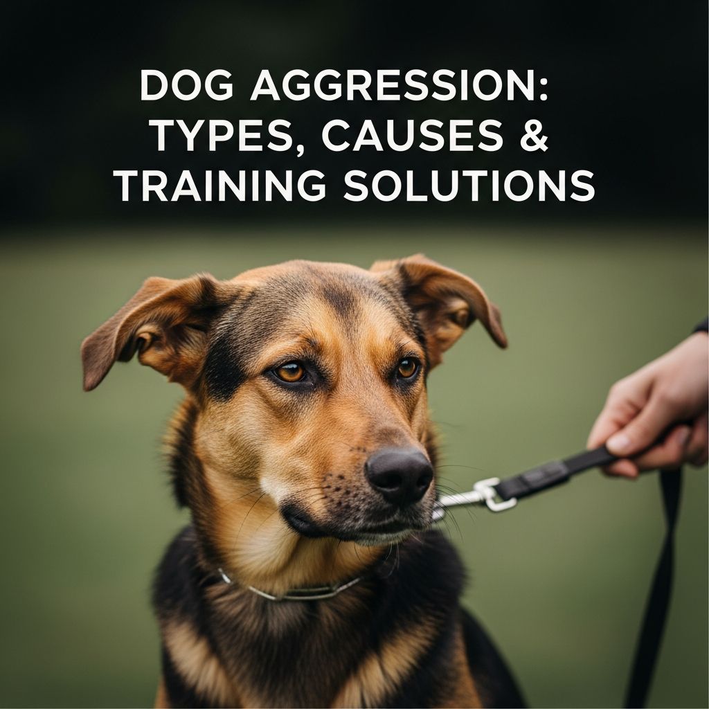 Dog Aggression: Types, Causes & Training Solutions Understanding dog aggression: Learn the causes, warning signs, and positive training strategies to manage aggressive behavior.