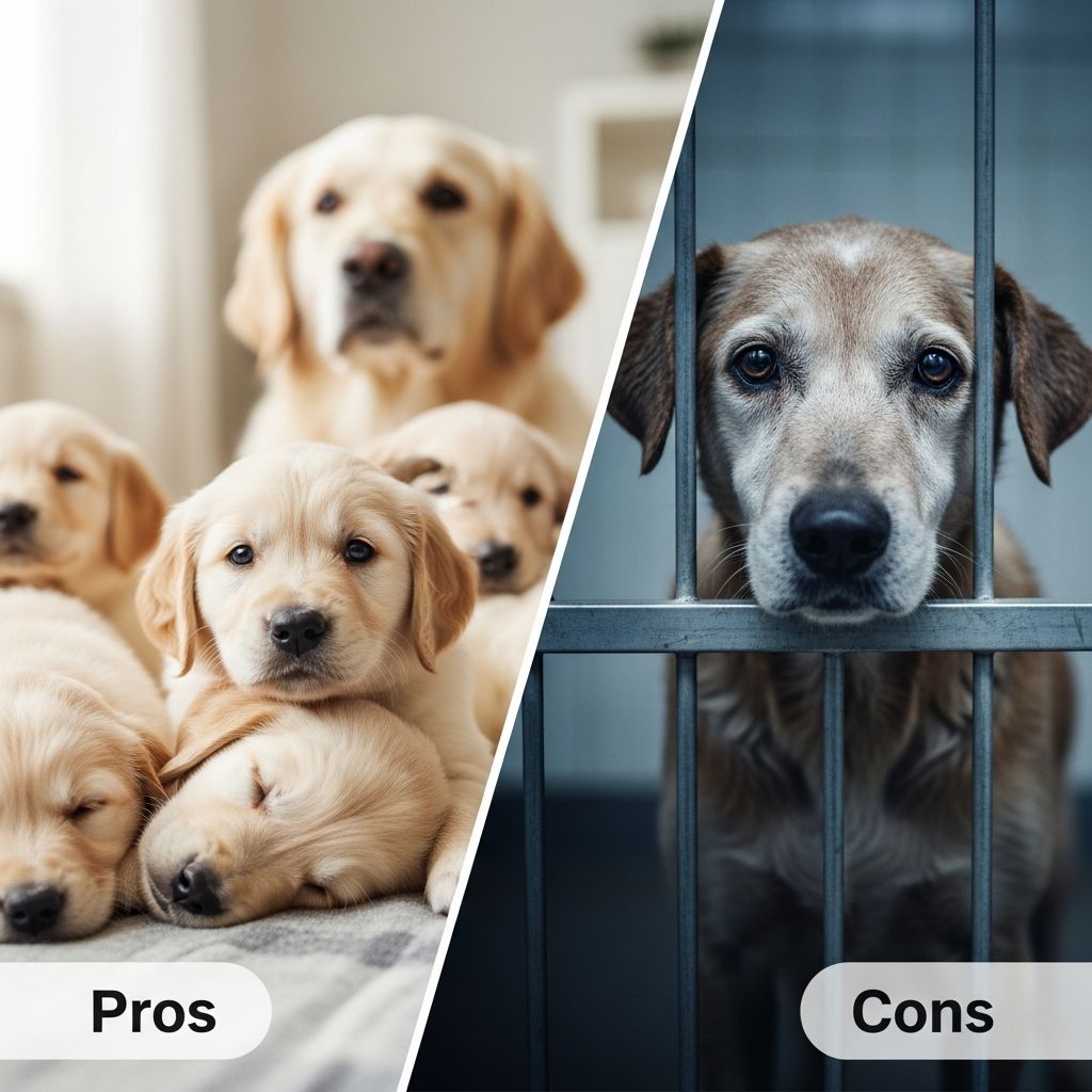 Dog Breeding Pros and Cons: A Pet Owner’s Guide Understand the realities of dog breeding: financial costs, health responsibilities, and ethical considerations for pet owners.