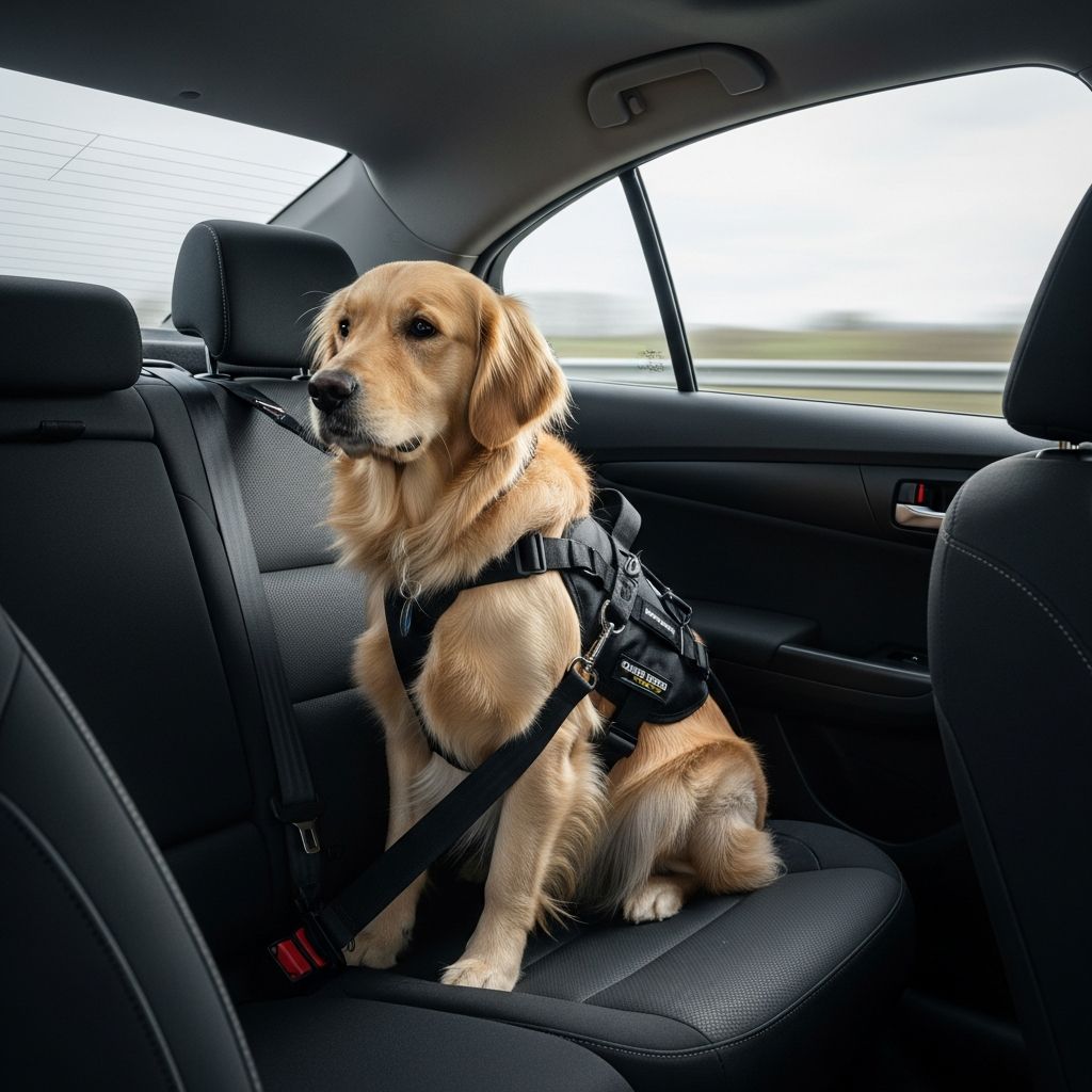 Secure your dog during car rides with expert safety tips and restraint solutions.
