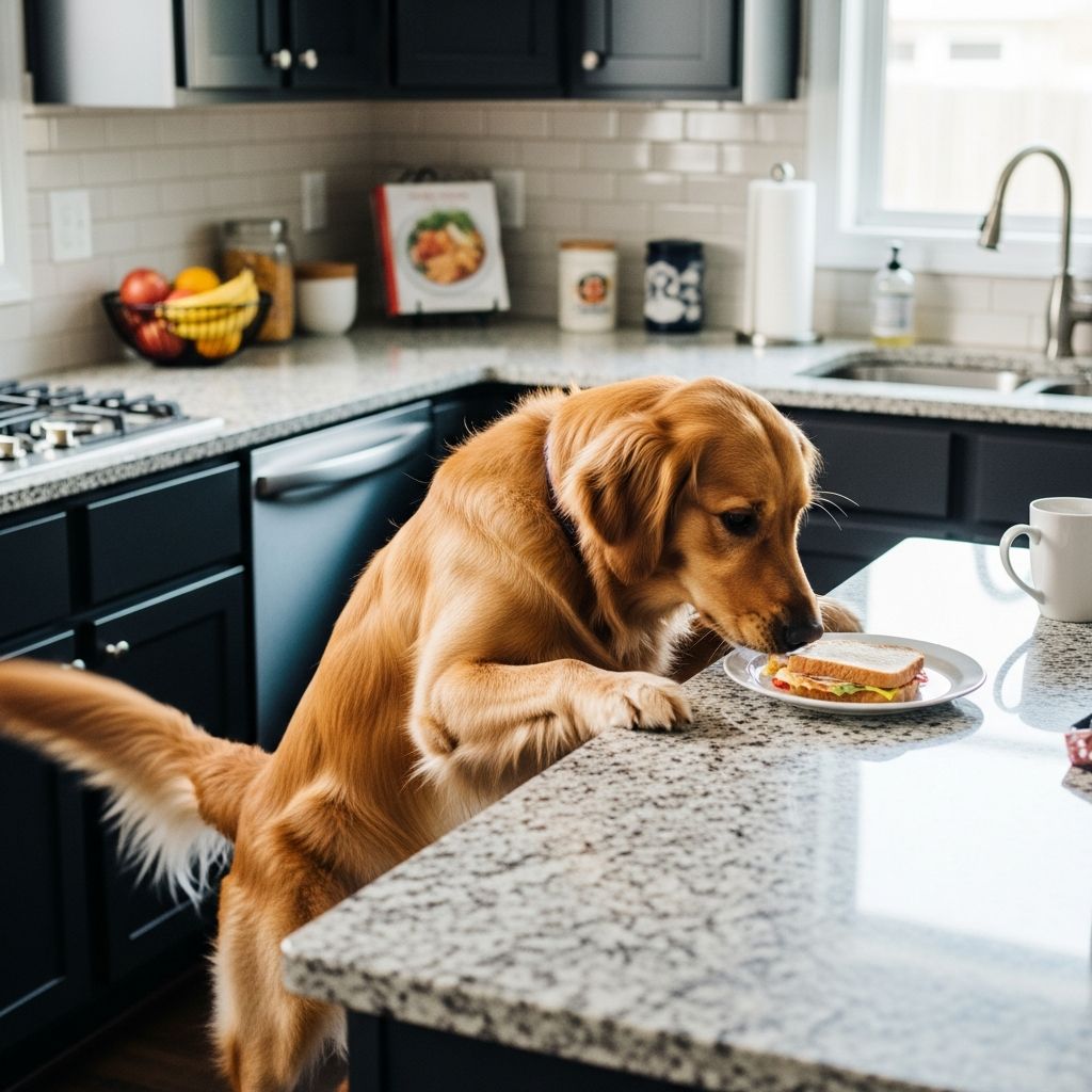 Dog Counter Surfing: Prevention and Deterrents Master counter surfing prevention with proven training techniques and management strategies.