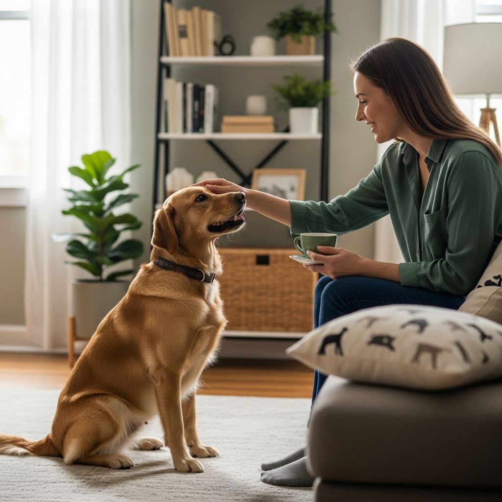 Dog Etiquette Tips for Staying at Someone’s House Master essential dog etiquette and training tips for visiting homes with your pet.