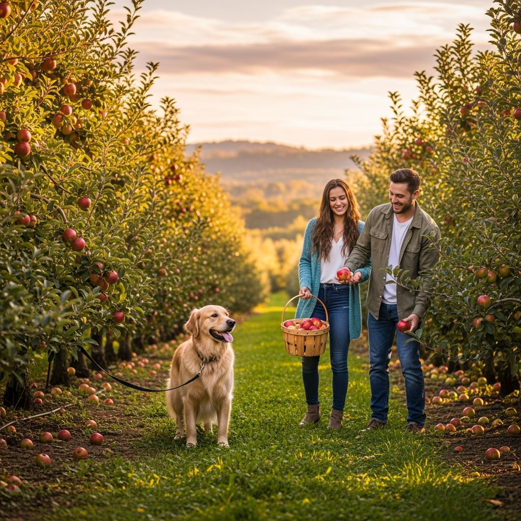 Dog-Friendly Apple Picking Orchards Across the U.S. Explore the best dog-friendly apple orchards across America for autumn adventures with your furry friend.