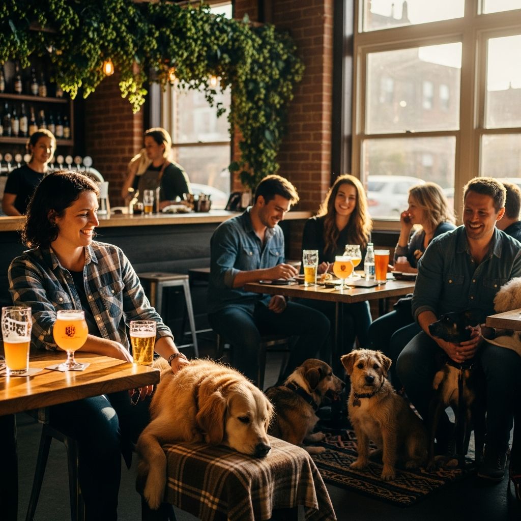 Explore the best dog-friendly breweries where you and your furry friend can enjoy craft beers together.