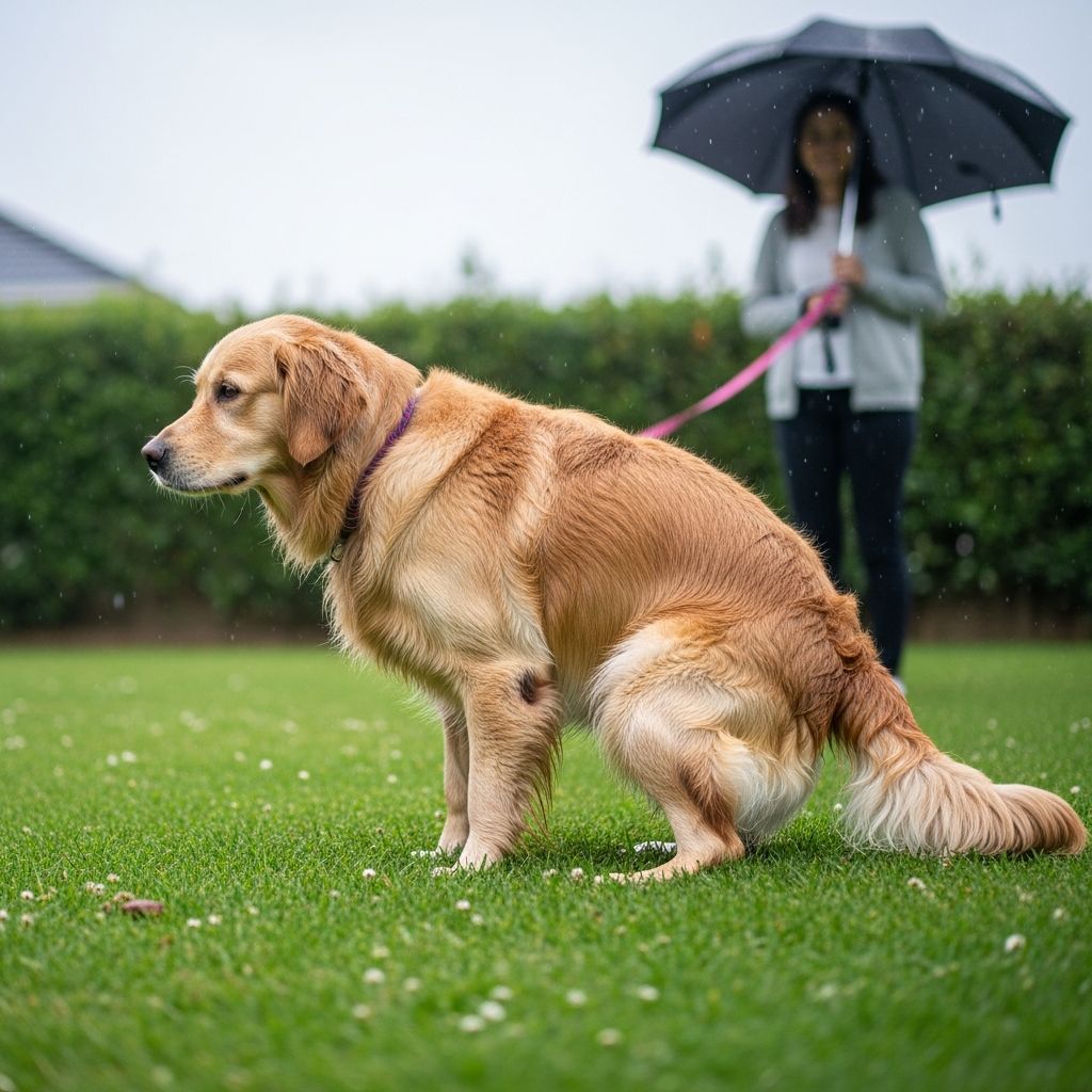 Master outdoor potty training for dogs in all weather conditions with expert techniques.