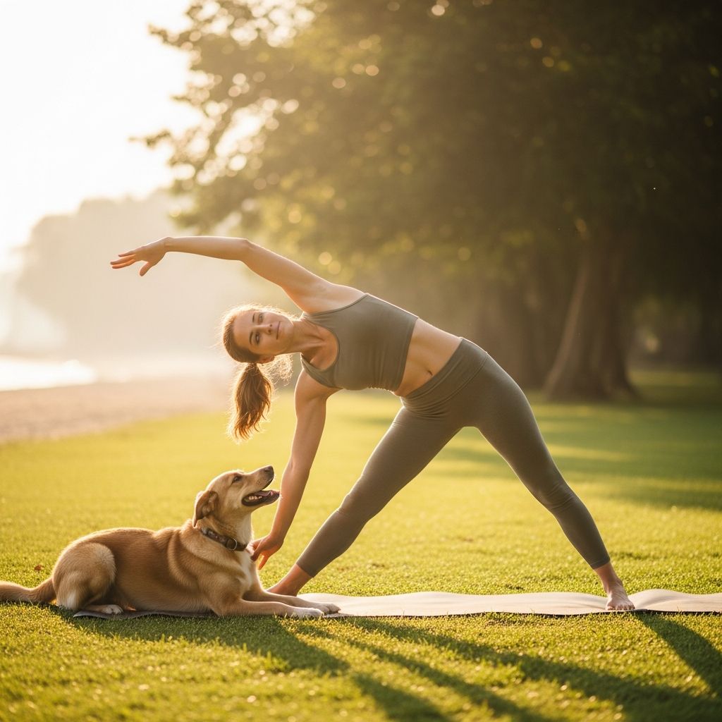 Doga: 3 Benefits Of Yoga With Your Dog For Calm And Bonding Discover how practicing yoga with your dog strengthens your bond and improves wellness for both.
