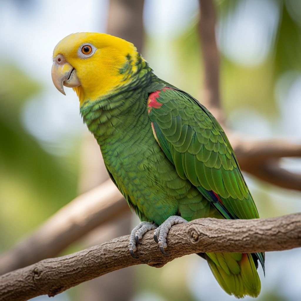 Double Yellow-Headed Amazon Parrot: Care, Personality & Breeding Complete guide to Double Yellow-Headed Amazon parrots: personality, care requirements, diet, and training tips for pet owners.