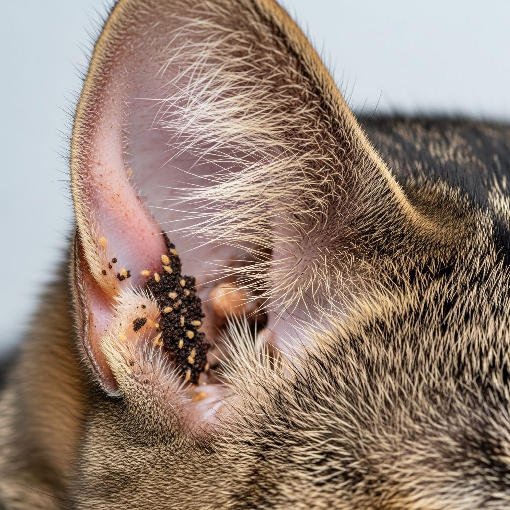 Ear Mites in Cats: Causes, Symptoms & Treatment Complete guide to identifying, treating, and preventing ear mites in cats.