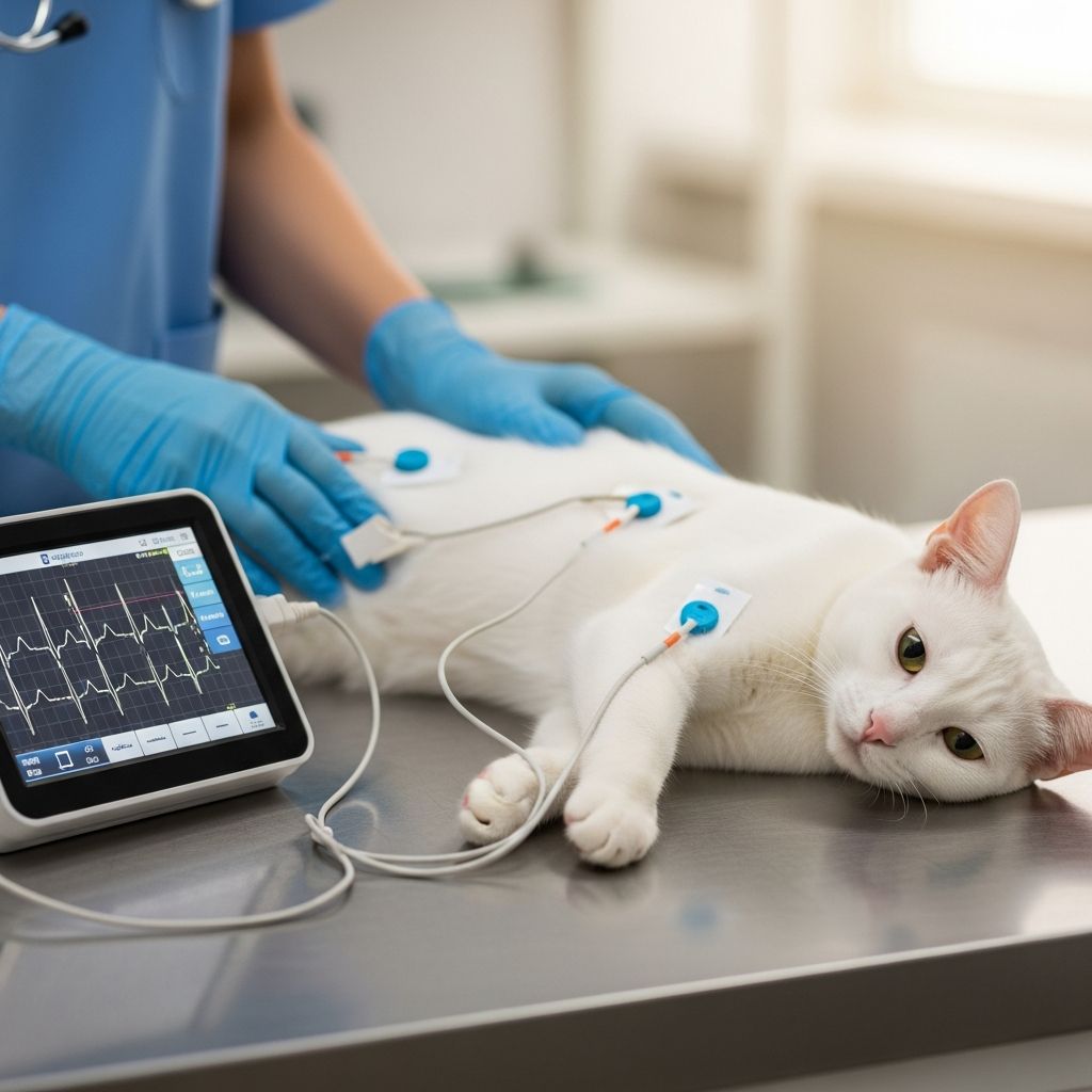 Electrocardiogram in Cats: Complete Guide Understanding ECG testing for feline heart health and disease detection.
