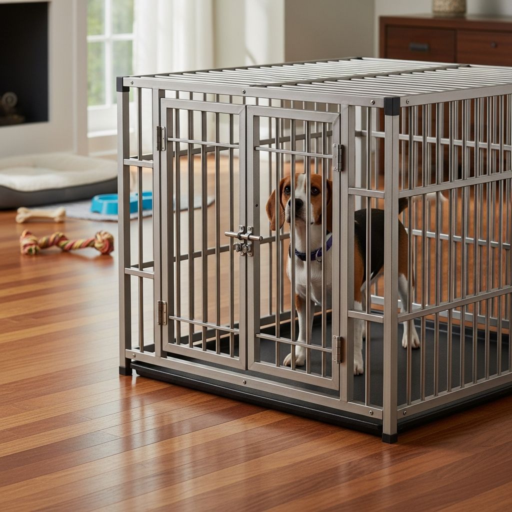 6 Escape-Proof Dog Crates for Your Four-Legged Houndini Discover the best escape-proof dog crates to keep your clever canine safely contained and secure.