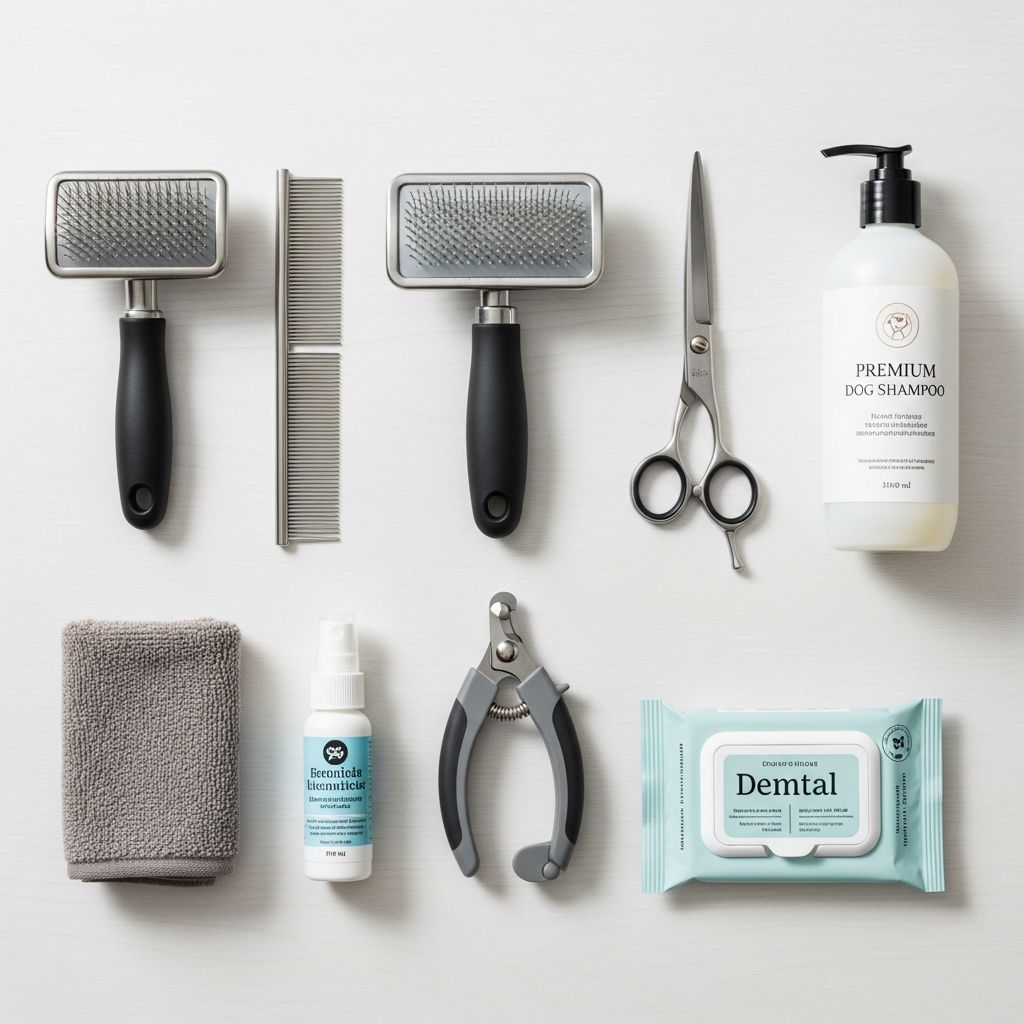 8 Essential Dog Grooming Supplies for At-Home Grooming Master at-home dog grooming with these 8 essential supplies and tools for a healthy, happy pup.