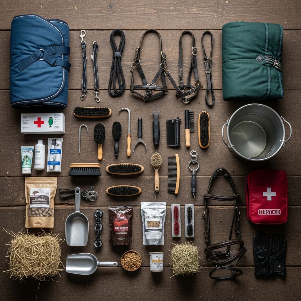 Essential Horse Supplies for Your Stable: Complete Checklist Your complete guide to must-have horse supplies for daily care, grooming, and stable management.