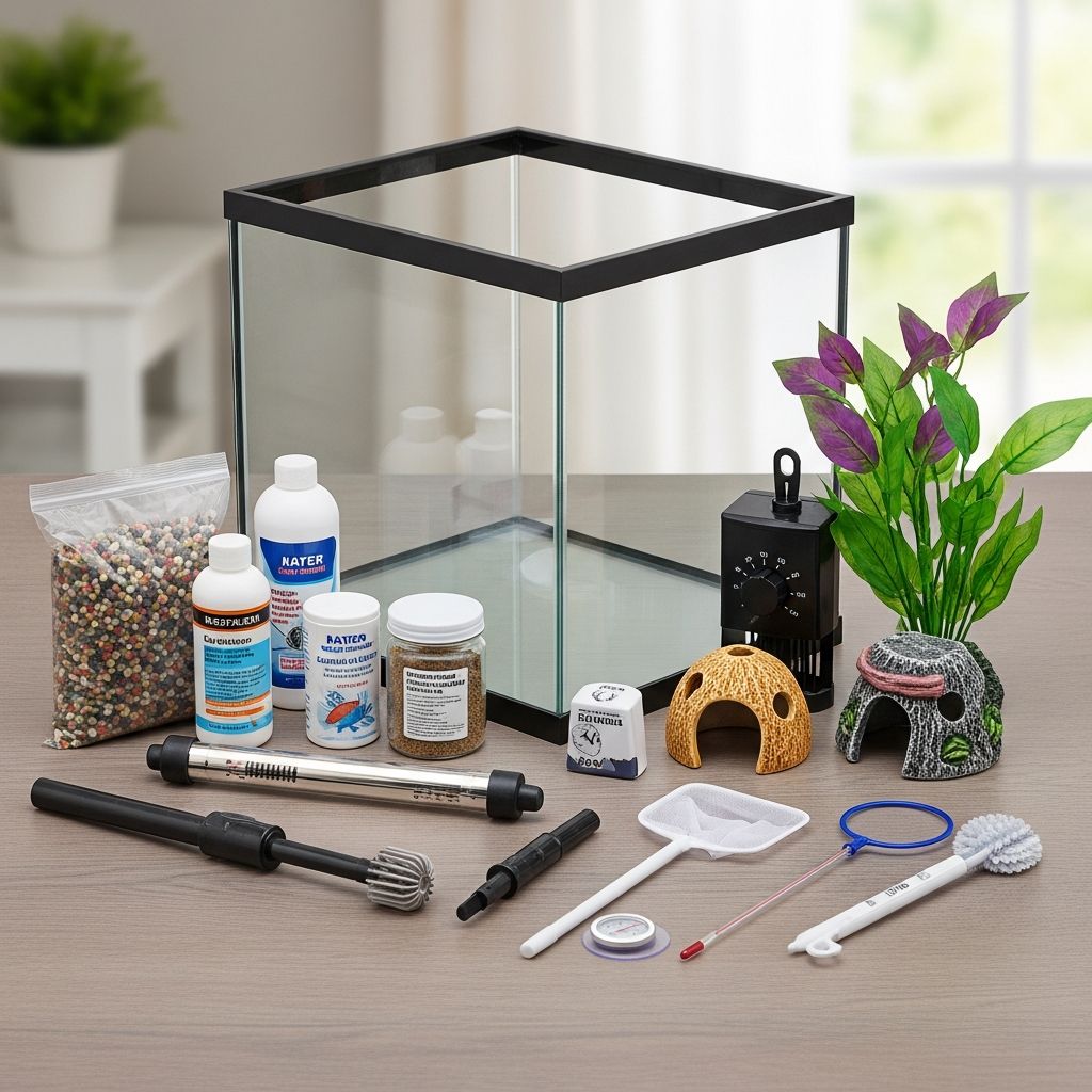 Essential Supplies for a Fish Tank: Complete Guide Master fish tank setup with our comprehensive guide to essential supplies and equipment.