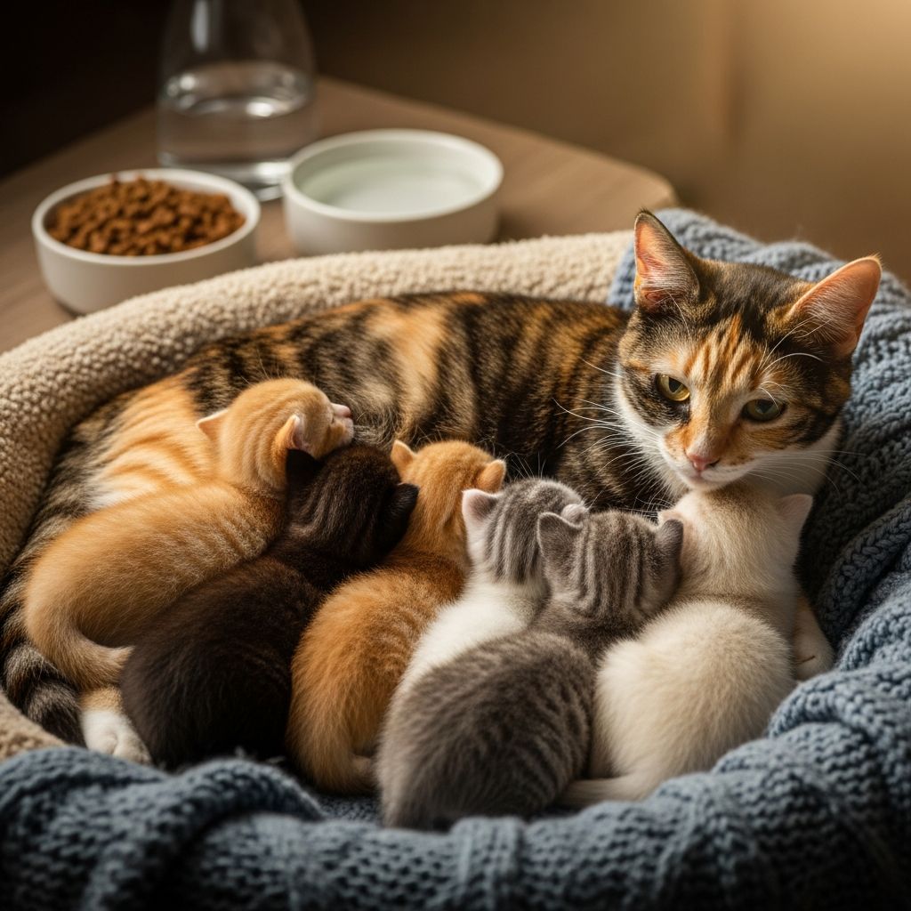Feeding The Nursing Cat: Complete Nutrition Guide Learn how to properly feed your nursing cat with expert nutrition guidelines and feeding strategies.