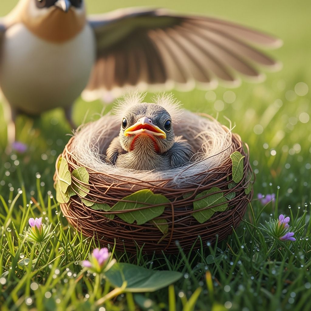 Complete guide to identifying and safely assisting baby birds in need of care.