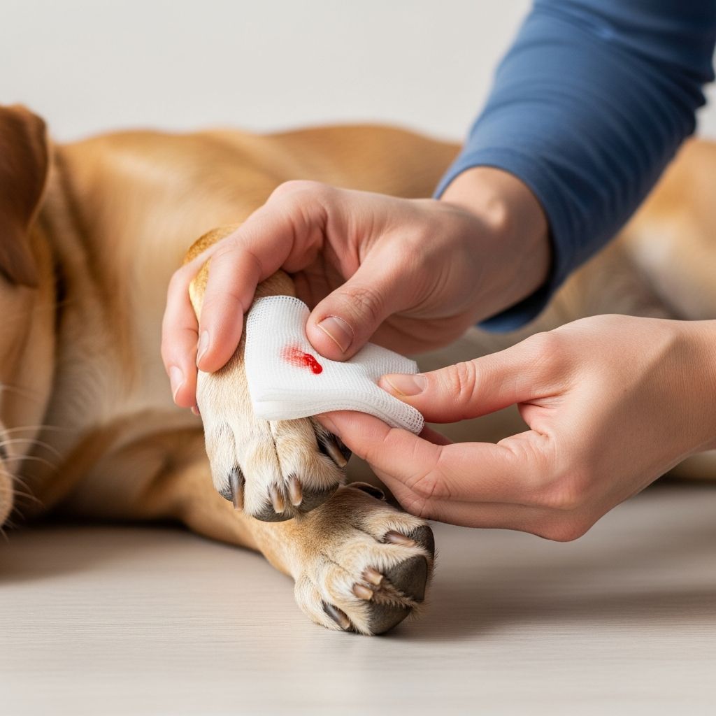 First Aid for Bleeding in Dogs: Essential Care Guide Learn critical first aid techniques to manage bleeding in dogs and potentially save your pet's life.
