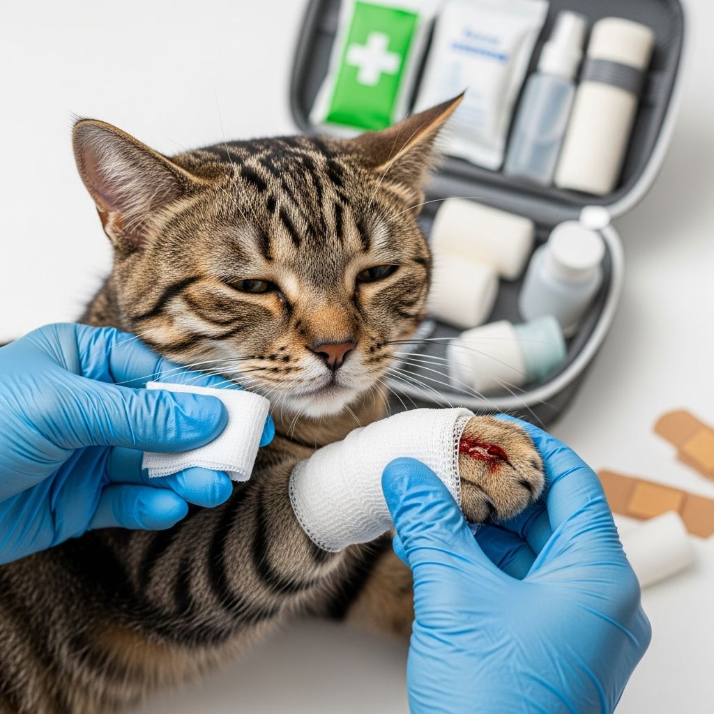 Learn critical first aid techniques to control bleeding in cats and when to seek emergency veterinary care immediately.