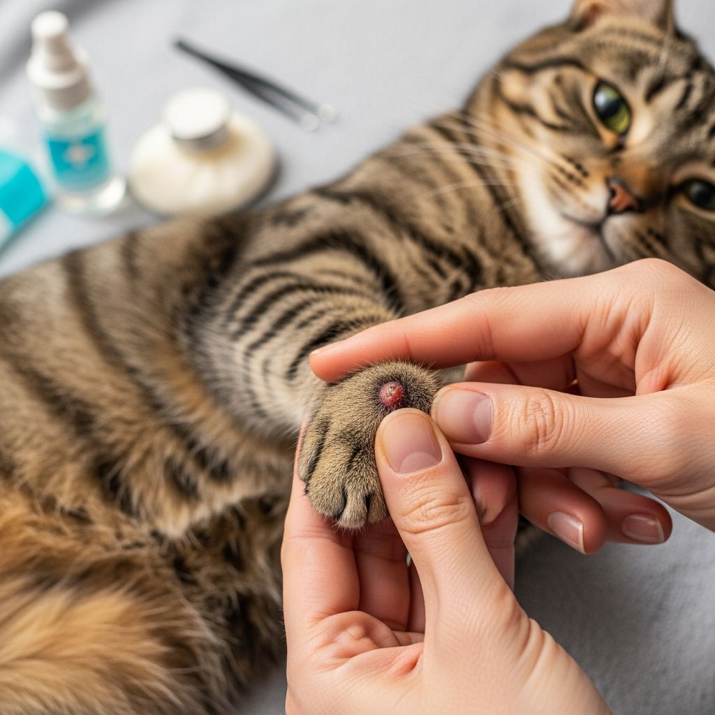 Learn essential first aid techniques to safely treat your cat's insect stings and bites.