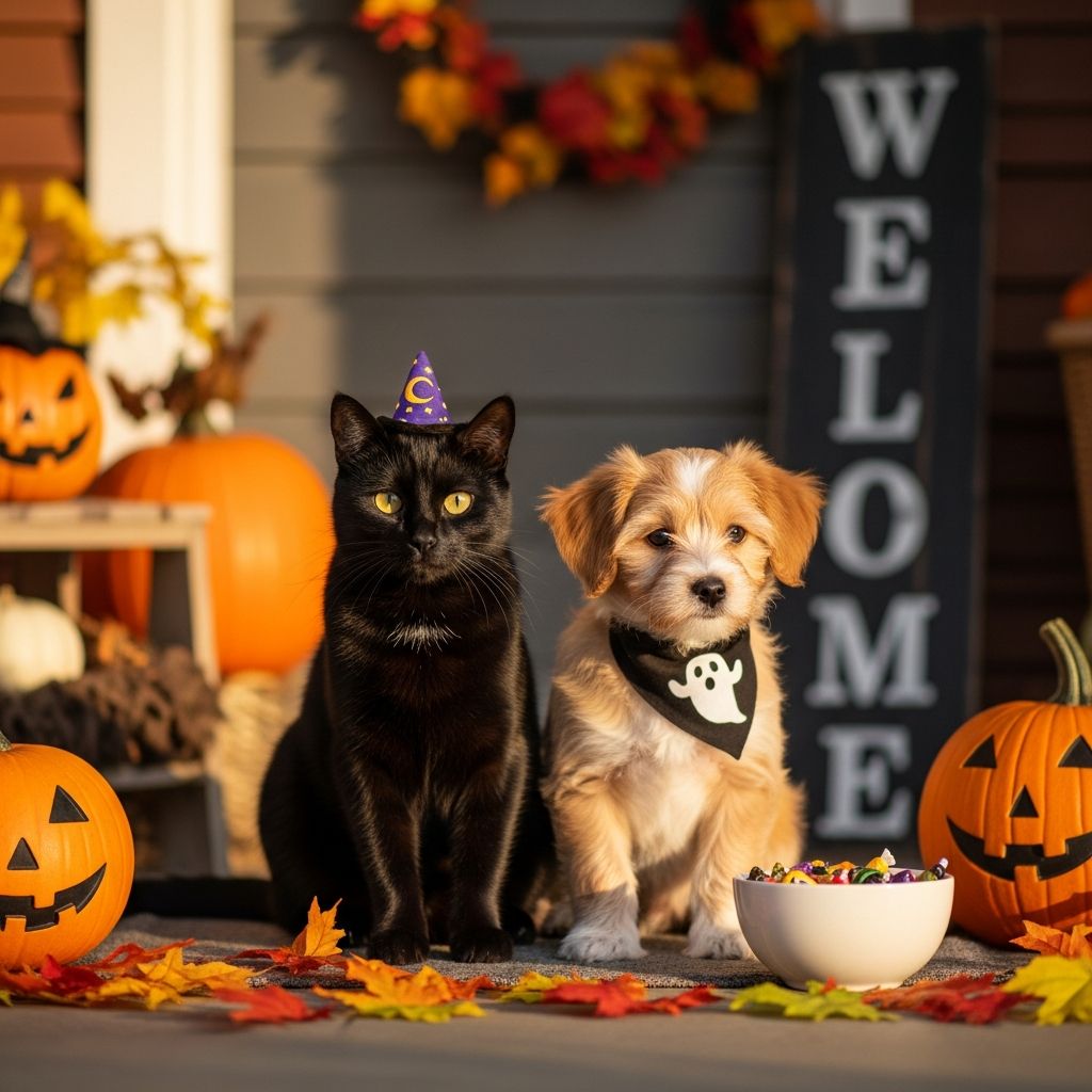 Essential Halloween safety guide for new pet owners: protect your cat from common seasonal hazards.