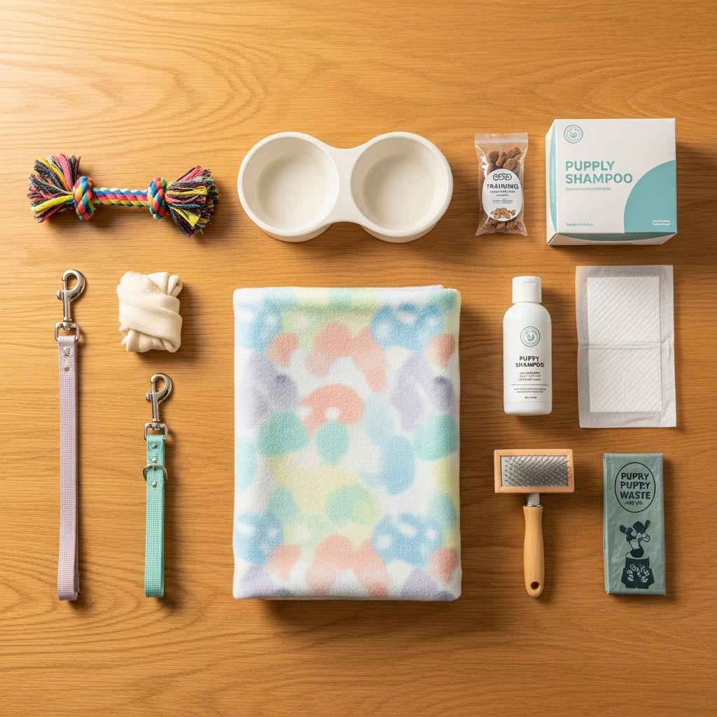 Essential puppy products recommended by a first-time dog parent at Chewy for smooth puppy parenthood.