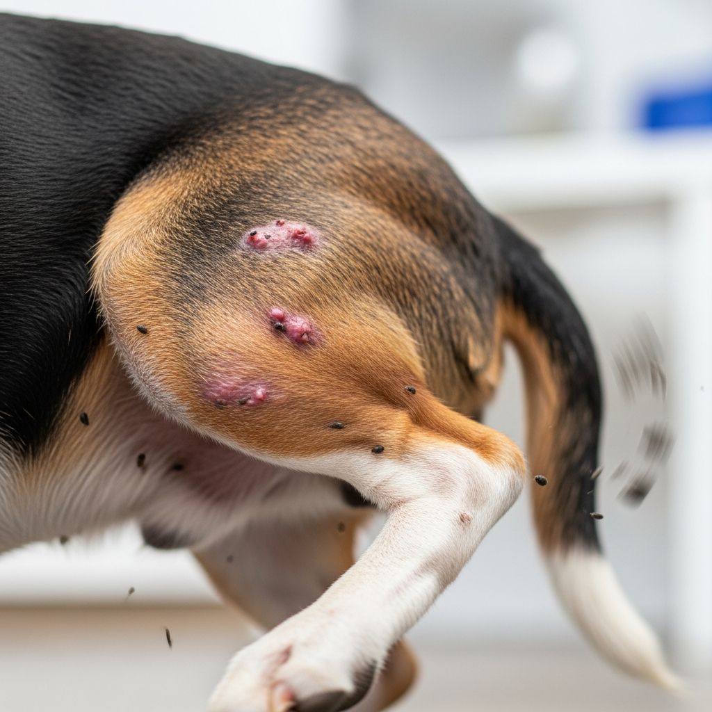 Complete guide to understanding, diagnosing, and treating flea allergy dermatitis in dogs.