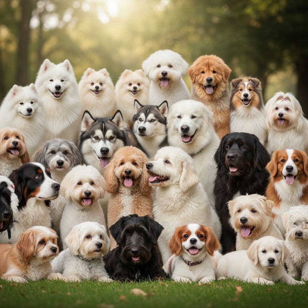 Discover the world's most adorable fluffy dog breeds and learn how to care for their luxurious coats.