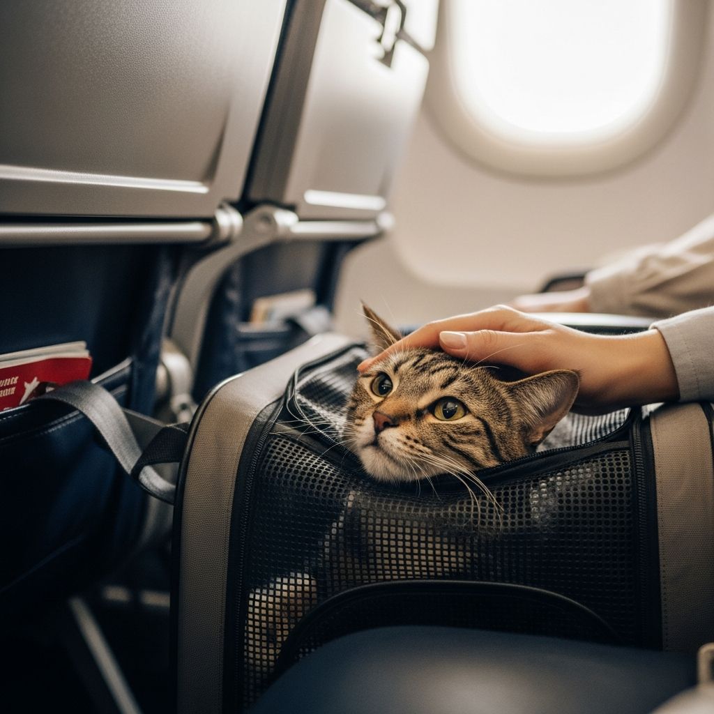 Master air travel with your feline companion using expert tips, airline guidelines, and preparation strategies.