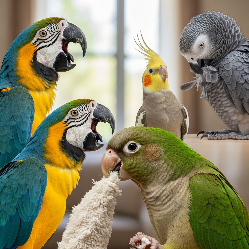Four Parrot Behaviors That Might Baffle New Owners Understanding common parrot behaviors: A guide for new bird owners to decode their feathered companions.