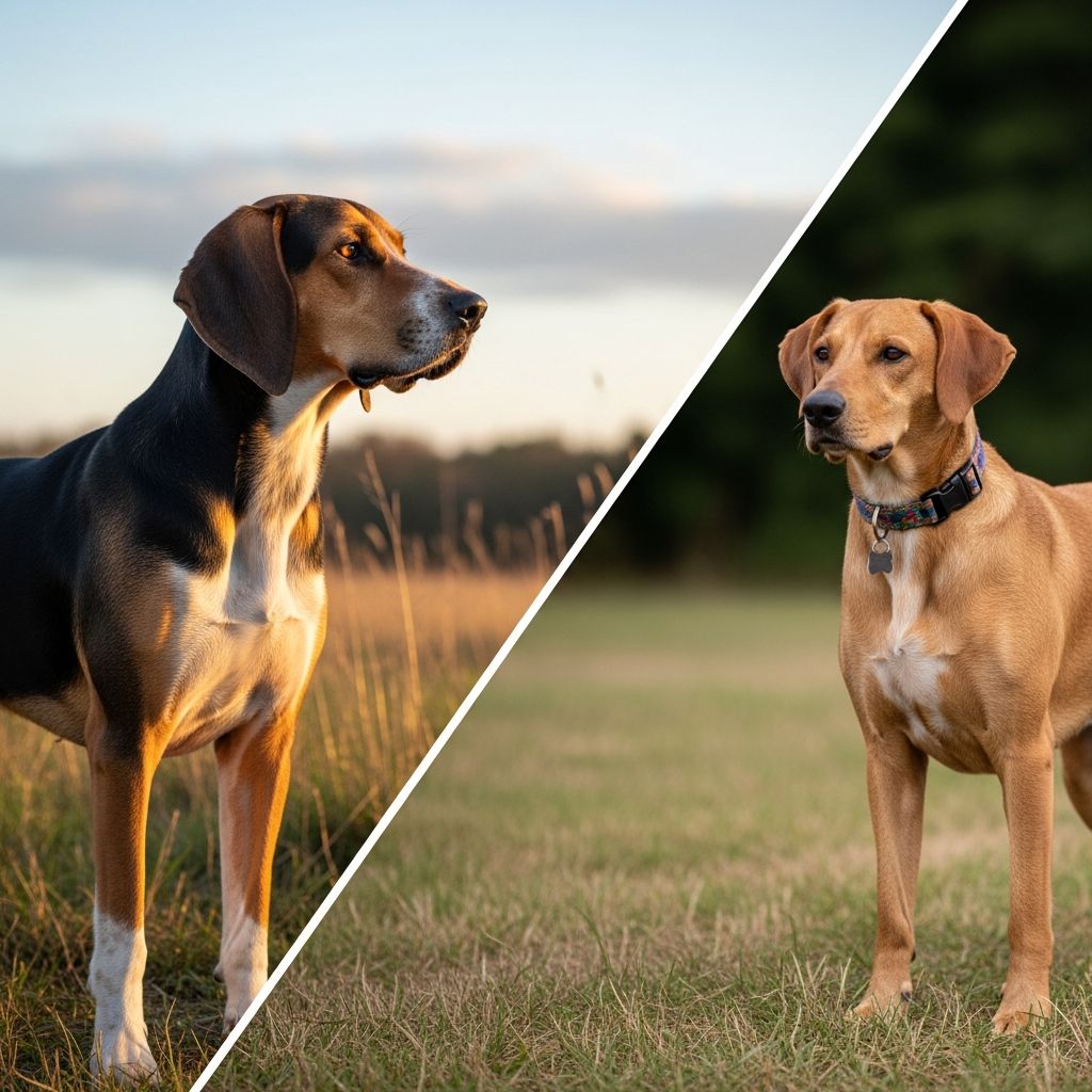 Foxhound vs Harrier: Complete Breed Comparison Guide Discover the key differences between English Foxhound, American Foxhound, and Harrier breeds.
