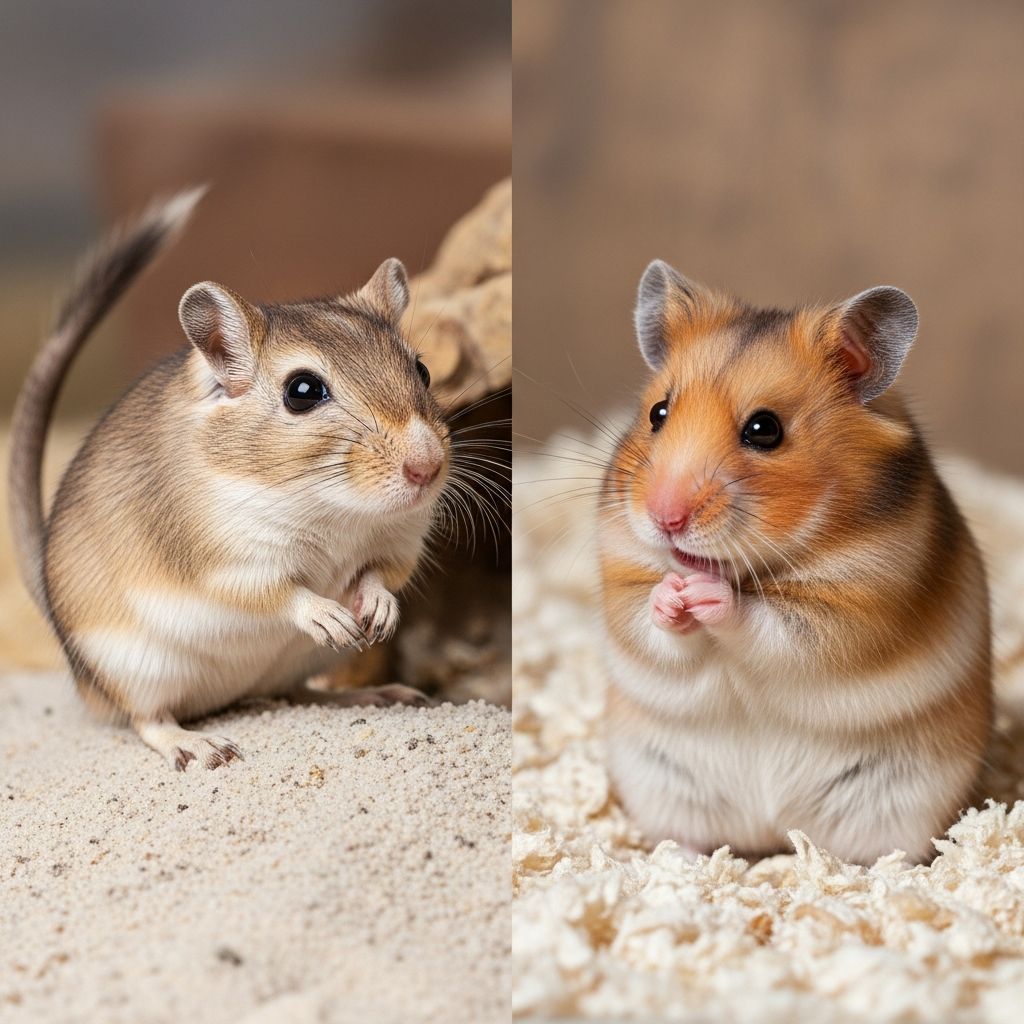 Discover the key physical and behavioral differences between gerbils and hamsters to choose the perfect pet.