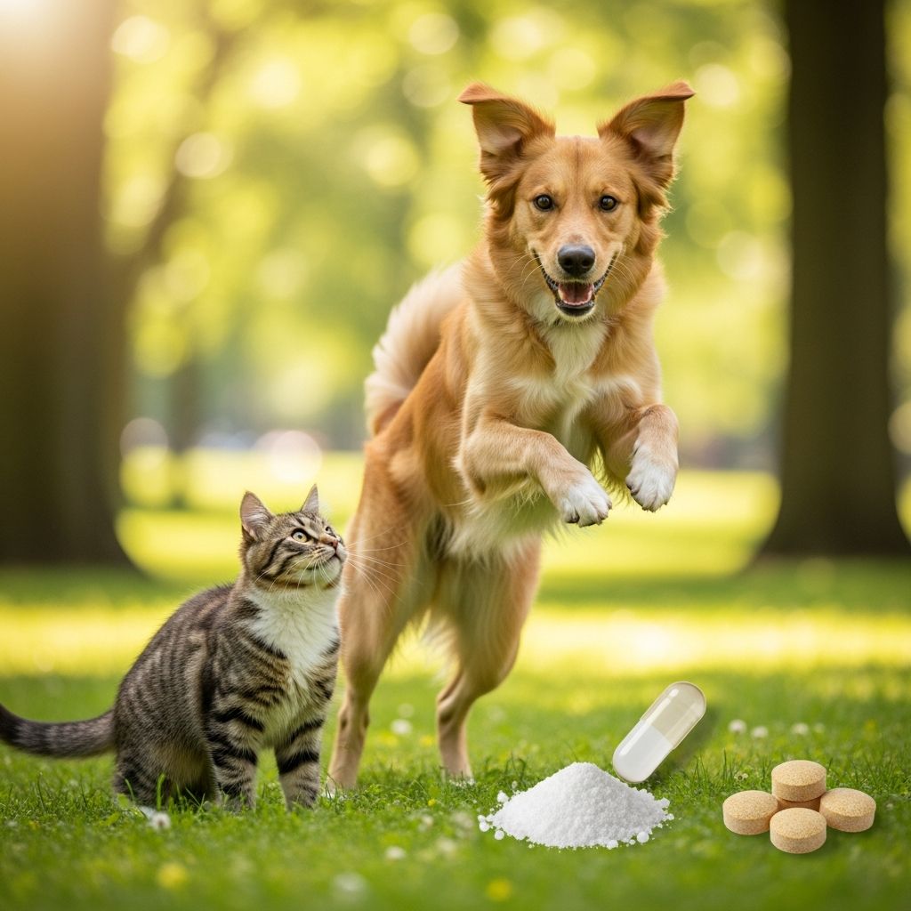 Glucosamine and Chondroitin for Pets: Benefits and Usage Guide Complete guide to glucosamine and chondroitin supplements for treating osteoarthritis and joint health in pets.
