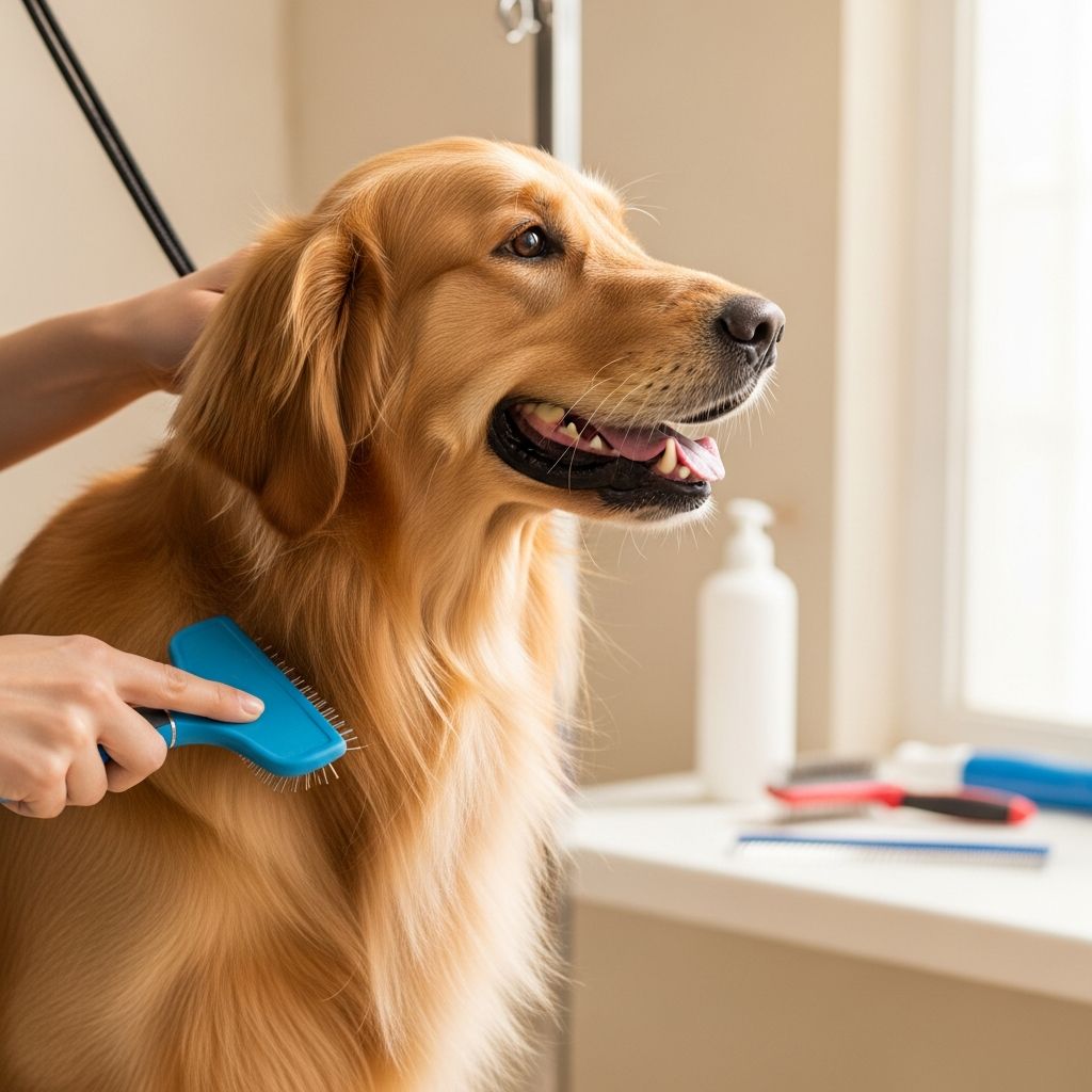 Golden Retriever Grooming Tips: How to Groom a Golden Retriever Master the art of grooming your Golden Retriever with expert tips, tools, and techniques for a healthy, beautiful coat.