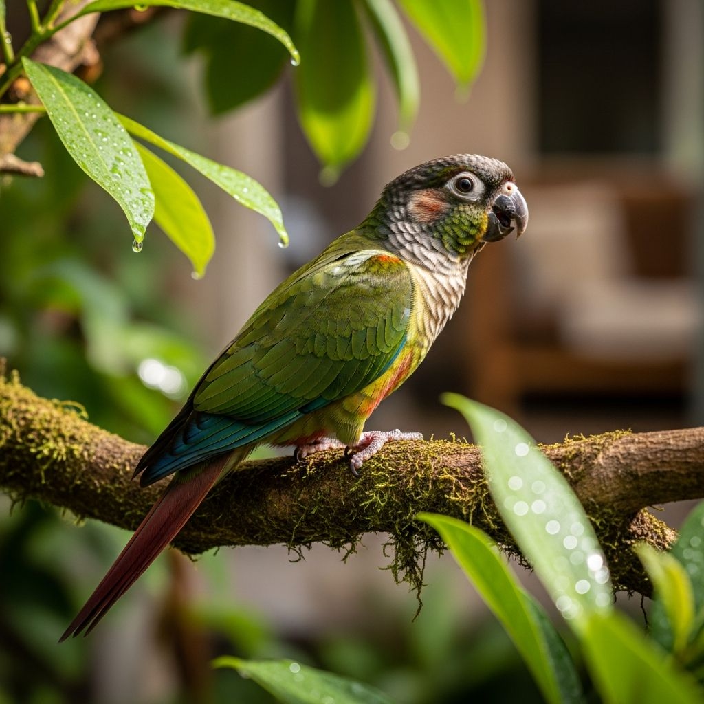 Green-Cheeked Conure: Complete Care Guide Discover everything about green-cheeked conures: personality, care, diet, and why they make perfect companion birds.