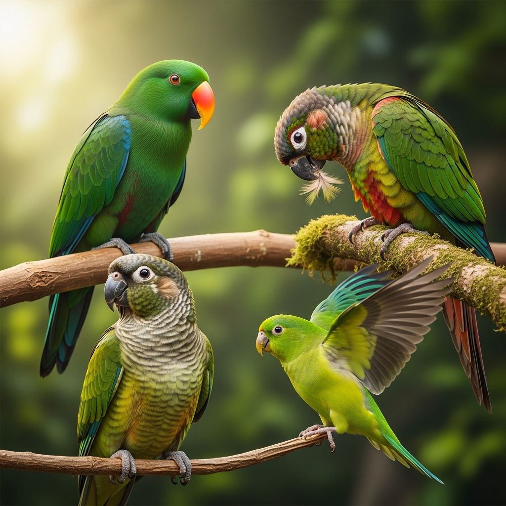 Green Colored Pet Birds: Species Guide & Care Discover stunning green pet bird species, their characteristics, and expert care tips.
