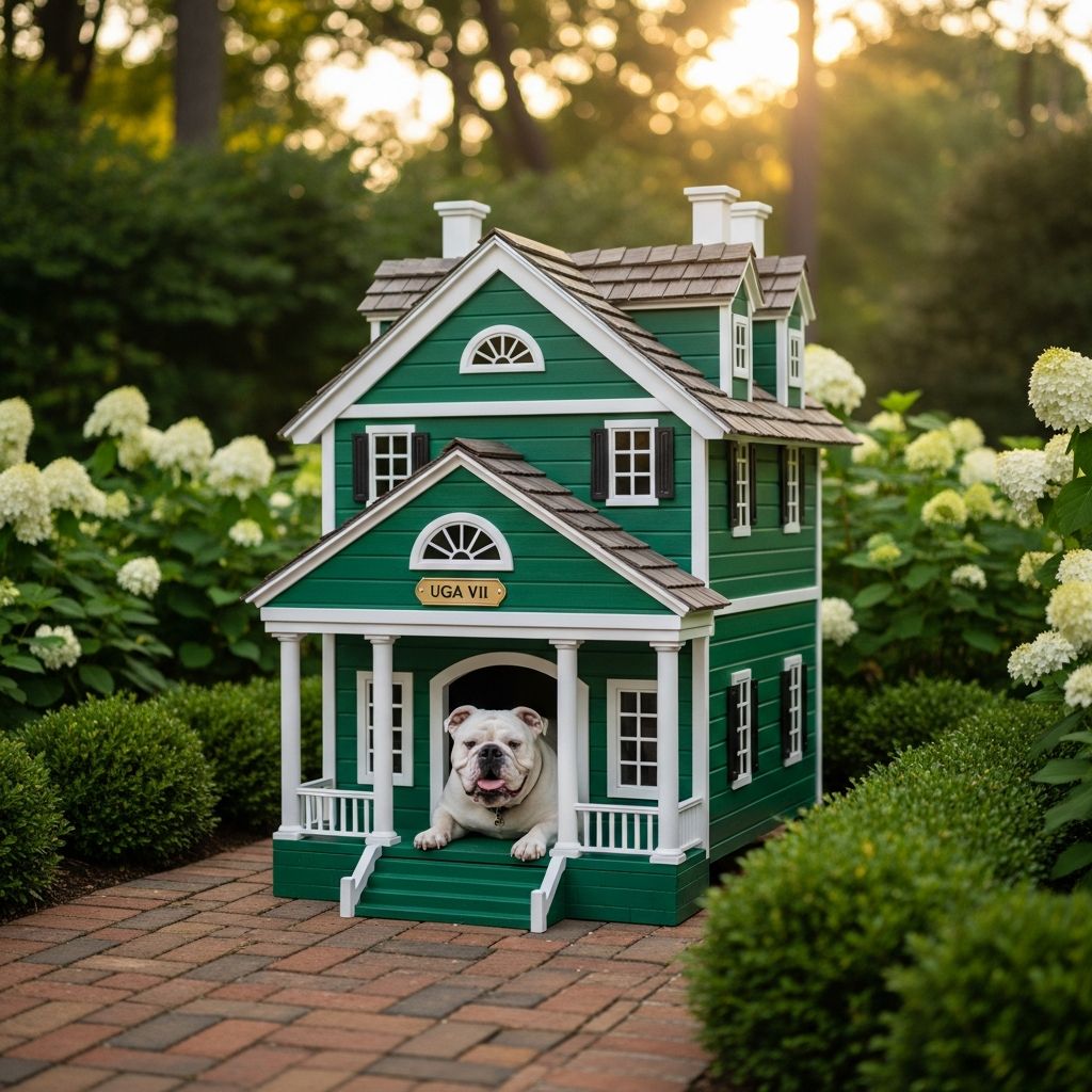 Uga VII Doghouse: 8 Green Features That Keep Him Cool Discover how Uga VII got an eco-friendly, state-of-the-art doghouse built with sustainable materials.