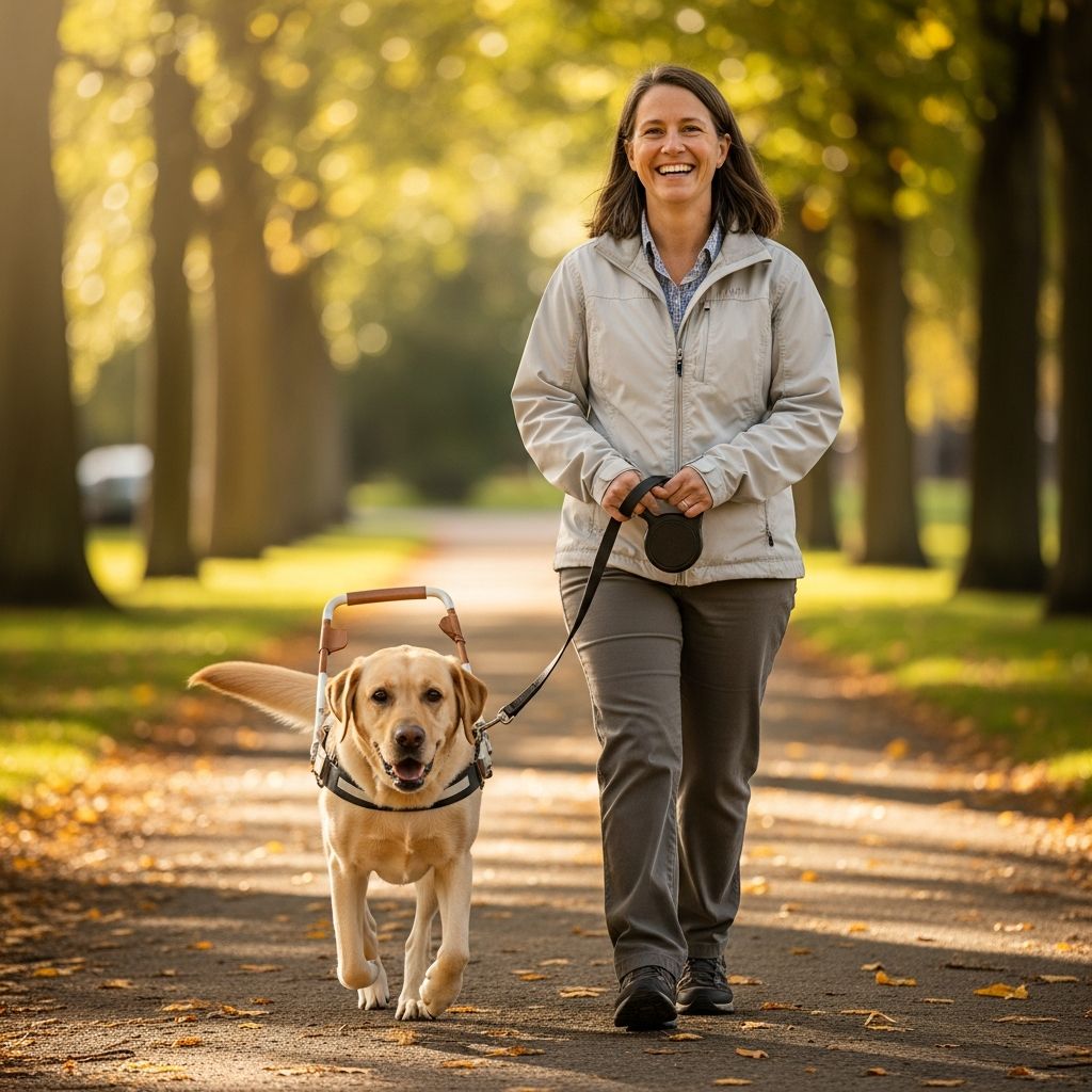 Guide Dogs Transform Danelle Umstead’s Life Discover how guide dogs empower Paralympic skier Danelle Umstead in competition and everyday life.