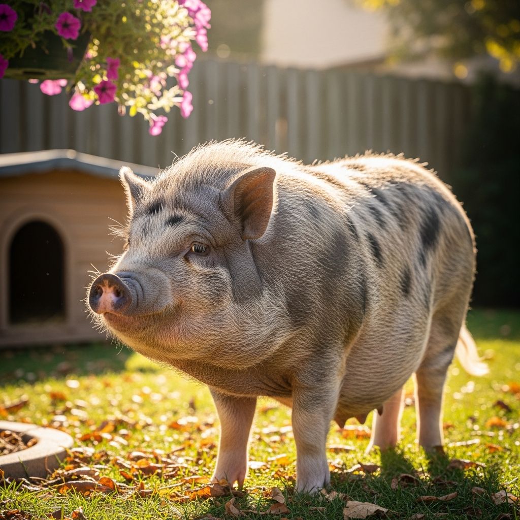 Everything you need to know about caring for potbellied pigs as pets.