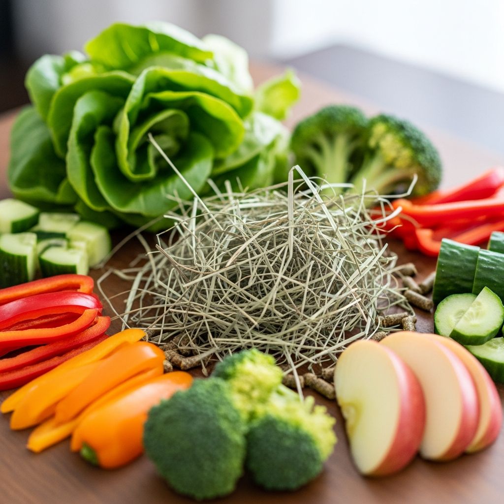 Complete guide to feeding guinea pigs: essential nutrients, food portions, and dietary best practices.