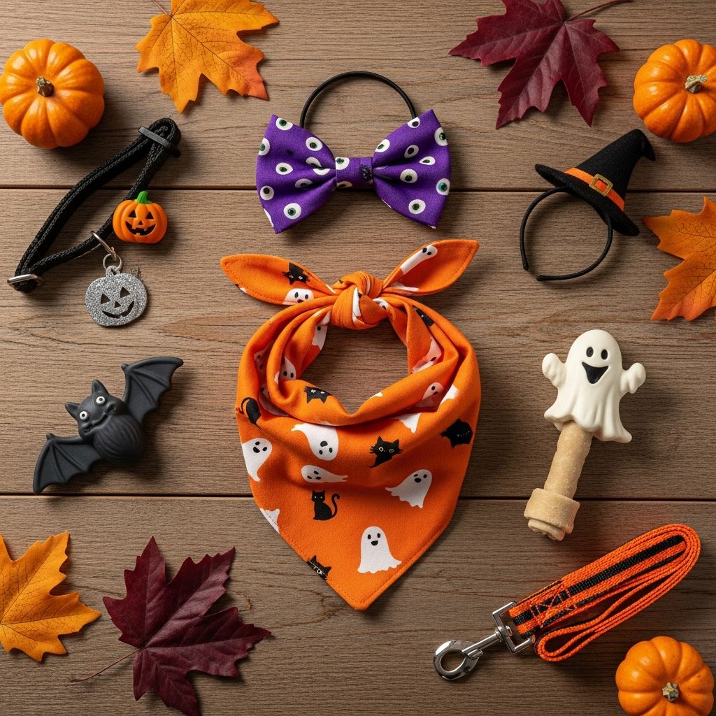 Halloween Accessories for Pets Who Don’t Like Costumes Celebrate Halloween with your pet using simple, stress-free accessories instead of costumes.