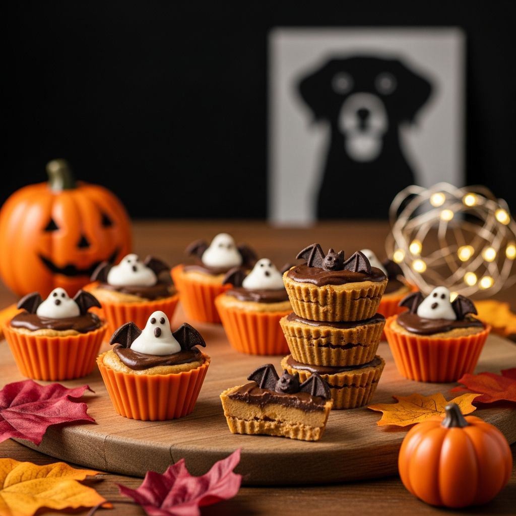 Learn how to make safe, delicious peanut butter cups for dogs this Halloween season.